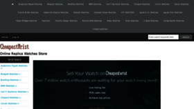 What Cheapestwrist.com website looked like in 2021 (2 years ago)