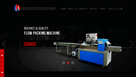 What China-packmachine.com website looked like in 2021 (3 years ago)