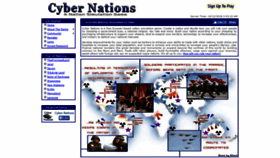 What Cybernations.net website looked like in 2021 (2 years ago)