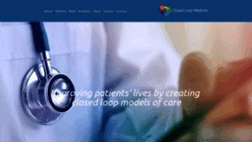 What Closedloopmedicine.com website looked like in 2021 (2 years ago)