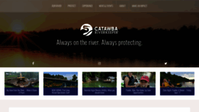 What Catawbariverkeeper.org website looked like in 2021 (2 years ago)