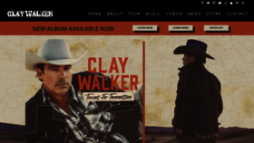 What Claywalker.com website looked like in 2021 (3 years ago)