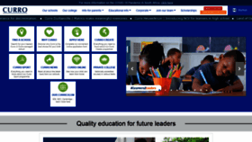 What Curro.co.za website looked like in 2021 (2 years ago)