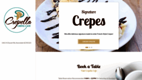 What Crepellacafe.com website looked like in 2021 (2 years ago)