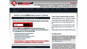 What Cashheatingoil.com website looked like in 2021 (2 years ago)
