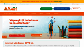 What Clinica-sante.ro website looked like in 2021 (2 years ago)