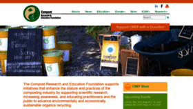 What Compostfoundation.org website looked like in 2021 (2 years ago)