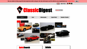 What Classicdigest.com website looked like in 2021 (2 years ago)