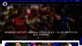What Chelseafc.com website looked like in 2021 (2 years ago)