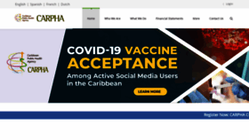 What Carpha.org website looked like in 2021 (2 years ago)