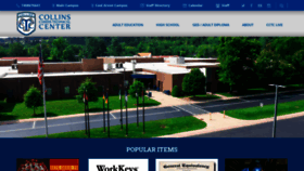 What Collins-cc.edu website looked like in 2021 (2 years ago)