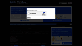 What Coolrom.co.uk website looked like in 2021 (2 years ago)