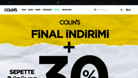 What Colins.com.tr website looked like in 2021 (2 years ago)