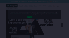 What Clappit.com website looked like in 2021 (3 years ago)