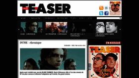 What Cinemateaser.com website looked like in 2021 (2 years ago)