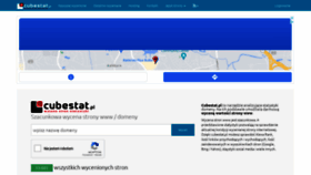 What Cubestat.pl website looked like in 2021 (2 years ago)