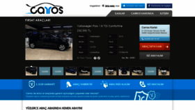 What Carros.com.tr website looked like in 2021 (2 years ago)