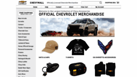 What Chevymall.com website looked like in 2021 (2 years ago)