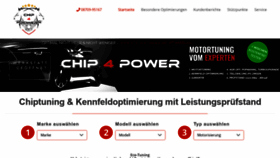 What Chip4power.de website looked like in 2021 (2 years ago)