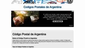 What Codigo-postal.com.ar website looked like in 2021 (2 years ago)