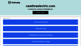 What Cawthraelectric.com website looked like in 2021 (2 years ago)