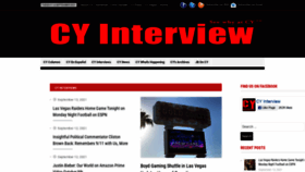 What Cyinterview.com website looked like in 2021 (2 years ago)