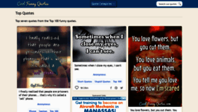 What Coolfunnyquotes.com website looked like in 2021 (2 years ago)