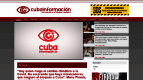 What Cubainformacion.tv website looked like in 2021 (2 years ago)