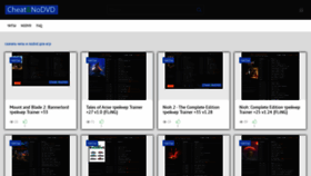 What Cheat-nodvd.ru website looked like in 2021 (4 years ago)
