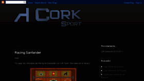 What Cork-sport.com website looked like in 2011 (13 years ago)