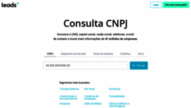 What Consultacnpj.com website looked like in 2021 (2 years ago)
