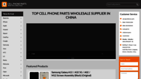 What Cellphone.parts website looked like in 2021 (2 years ago)