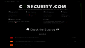 What Cxsecurity.com website looked like in 2021 (2 years ago)