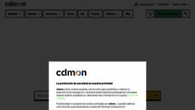 What Cdmon.com website looked like in 2021 (2 years ago)