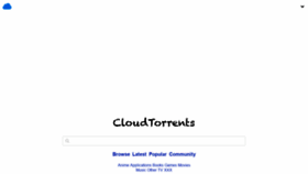 What Cloudtorrents.com website looked like in 2021 (2 years ago)