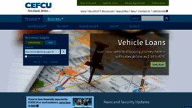 What Cefcu.com website looked like in 2021 (2 years ago)