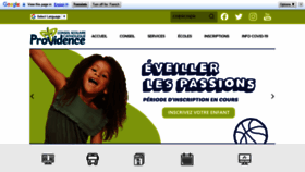 What Cscprovidence.ca website looked like in 2021 (3 years ago)