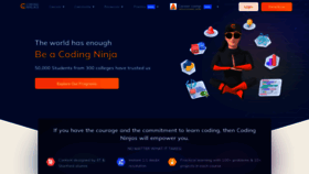 What Codingninjas.com website looked like in 2021 (2 years ago)