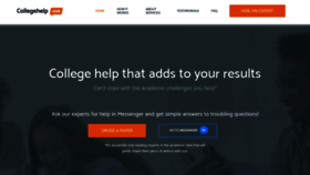 What Collegehelp.club website looked like in 2021 (4 years ago)
