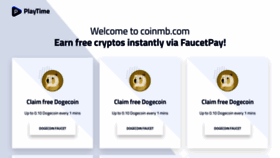 What Coinmb.com website looked like in 2021 (4 years ago)