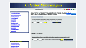 What Calcularporcentagem.com website looked like in 2021 (2 years ago)