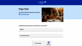 What Carrefourpagofacil.es website looked like in 2021 (2 years ago)