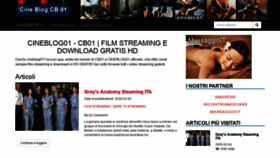 What Cineblog-cb01.it website looked like in 2021 (2 years ago)