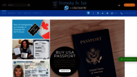 What Citizenshipforsale.co website looked like in 2021 (2 years ago)