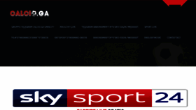 What Calcio.ga website looked like in 2021 (2 years ago)