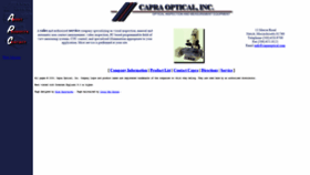 What Capraoptical.com website looked like in 2021 (3 years ago)