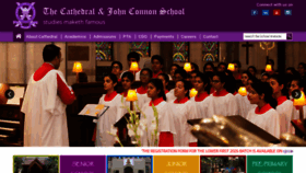What Cathedral-school.com website looked like in 2021 (2 years ago)
