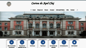 What Curteadeapelcluj.ro website looked like in 2021 (2 years ago)