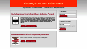 What Chassegardee.com website looked like in 2021 (2 years ago)