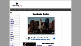 What Celebrateboston.com website looked like in 2021 (2 years ago)